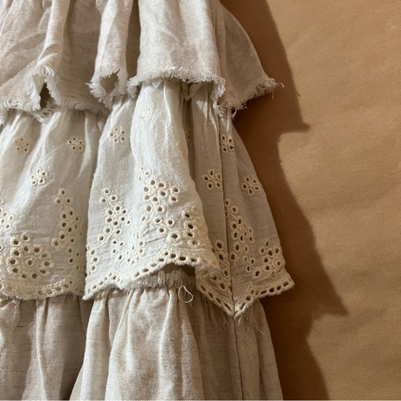 Jaded Gypsy | Layers Of Love Skirt Tiered Ruffle Lace Maxi Skirt Boho One Size - Picture 9 of 12